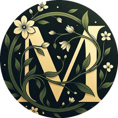 Mystic Dreams floral monogram